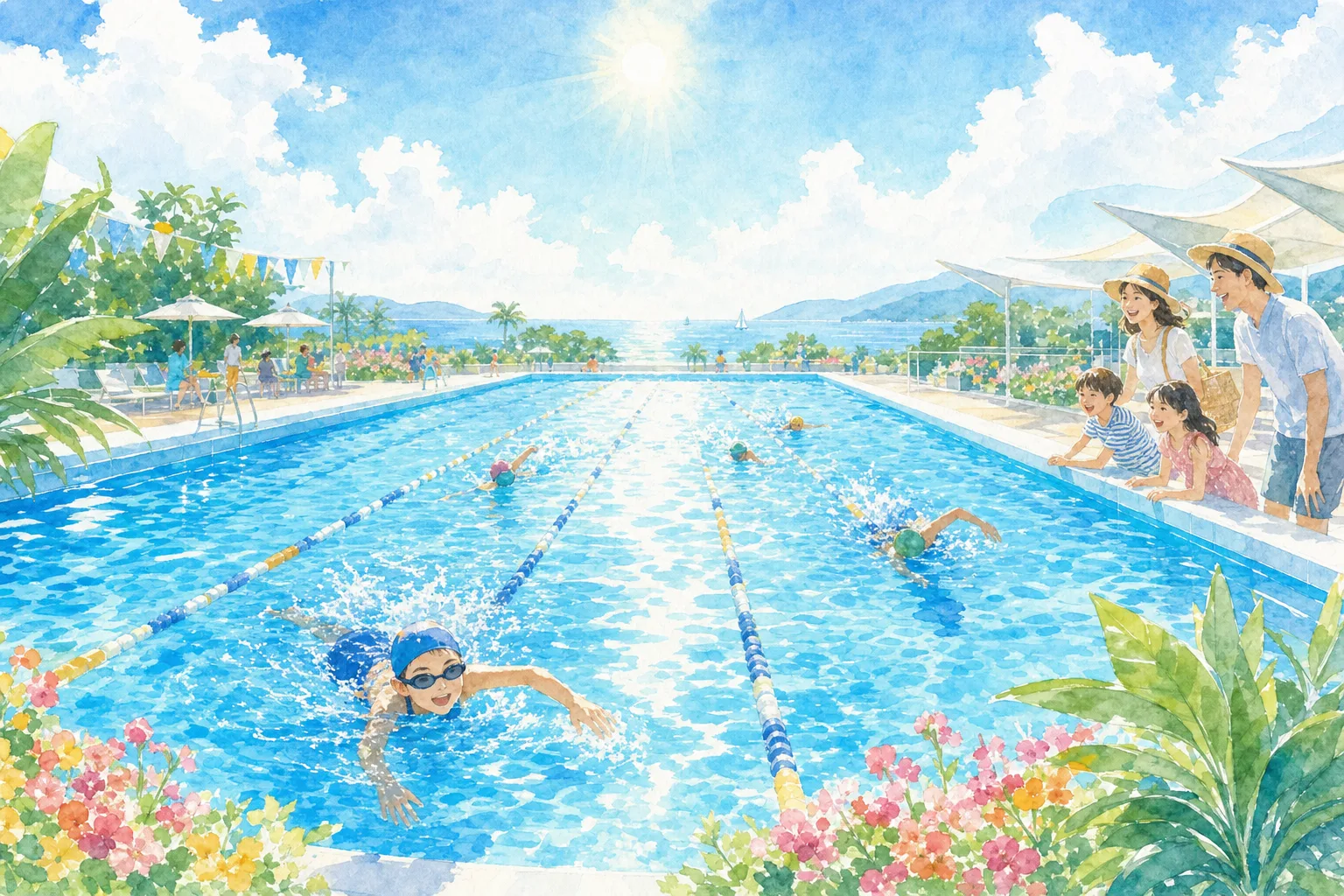 2026年 館山市営50メートルプール 1日満喫コース