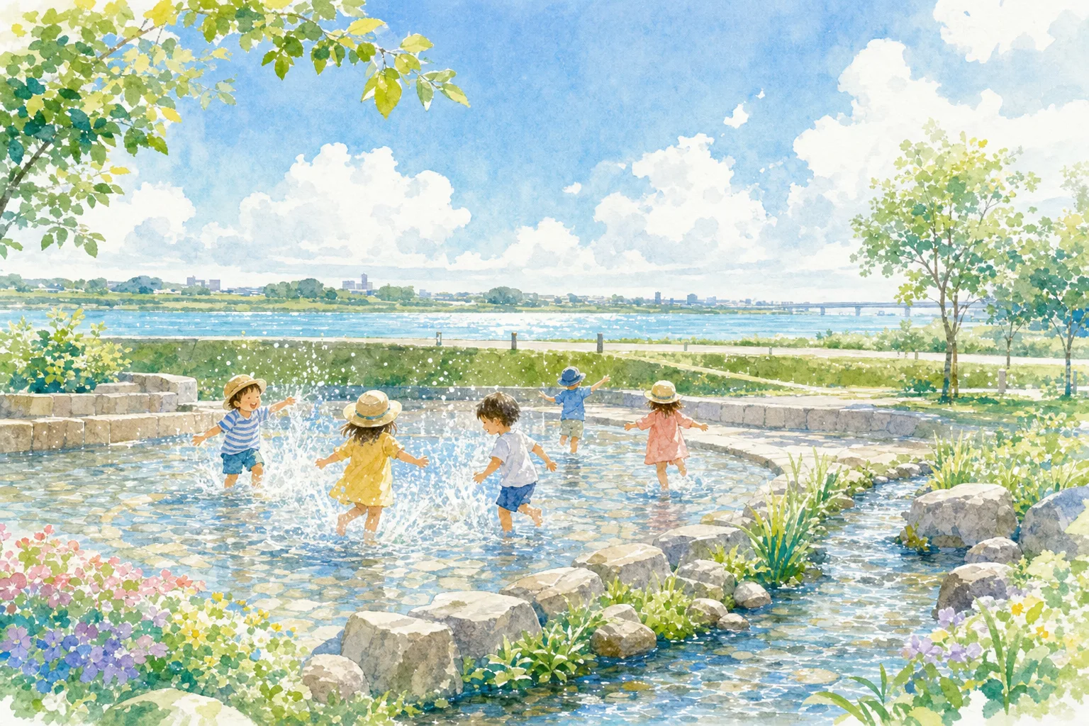 2026年 笠松みなと公園 じゃぶじゃぶ池・せせらぎ水路 1日満喫コース