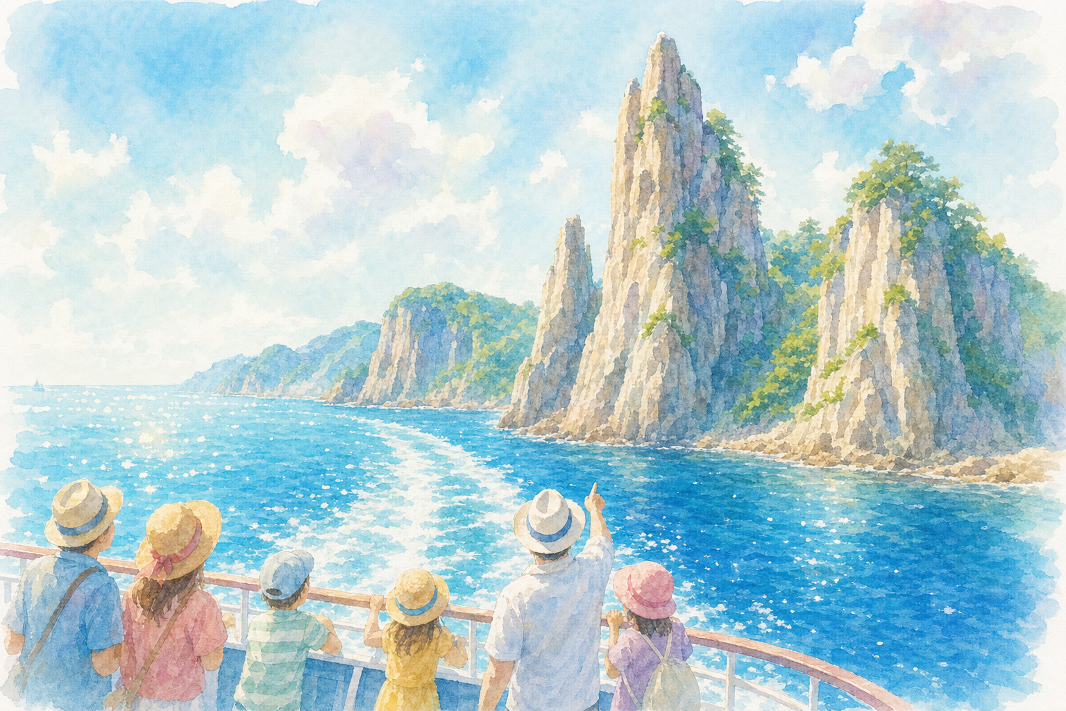 観光船のりば(青海島観光汽船㈱)