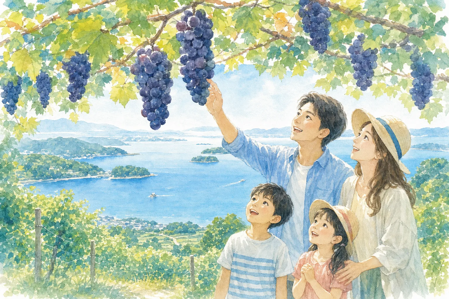 2026年 ぶどうの森(森巨峰園)の味覚狩り 1日満喫コース