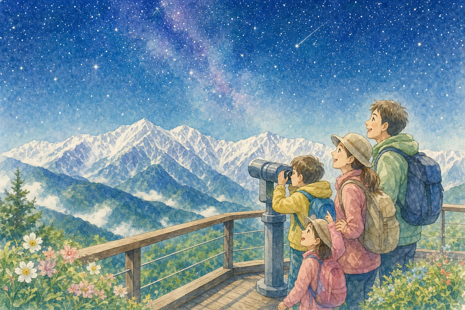 2027年 白馬八方尾根の星空 1日満喫コース