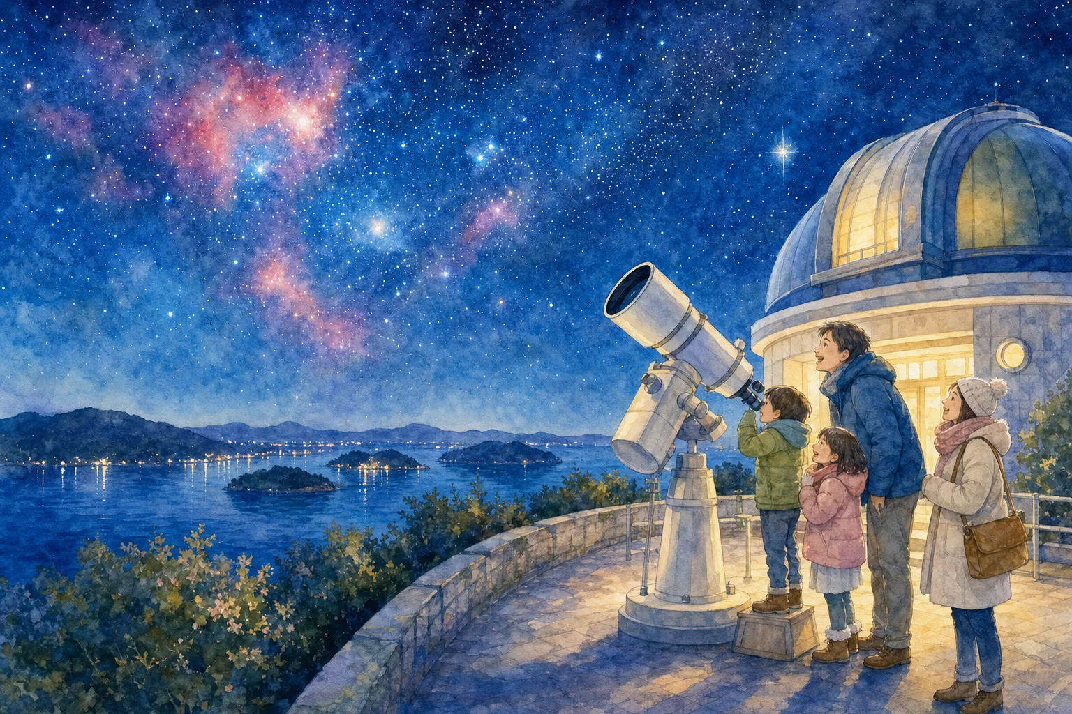 2026年 呉市かまがり天体観測館の星空 1日満喫コース