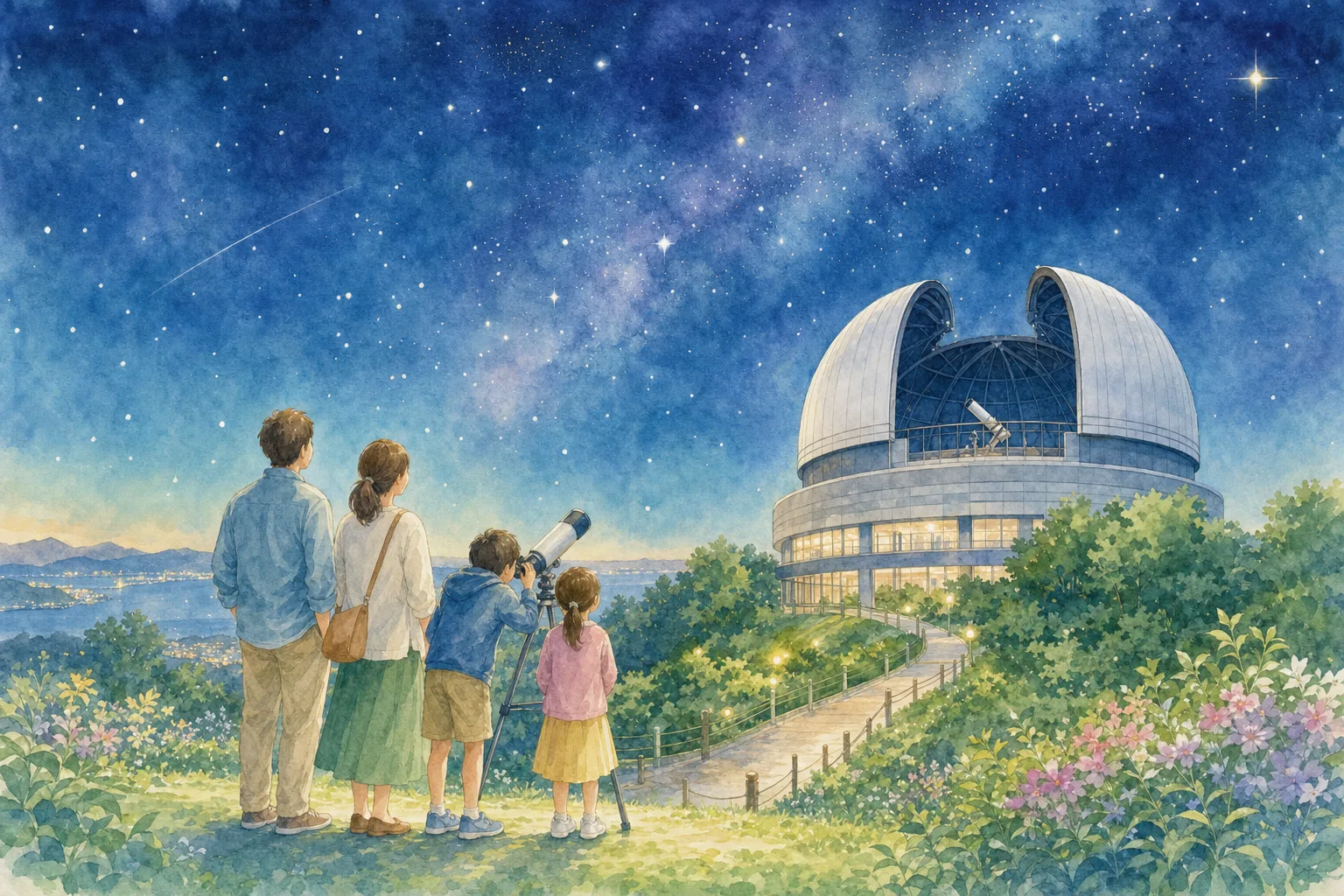 2026年 鉢伏ふれあい公園 星空観測室の星空 1日満喫コース