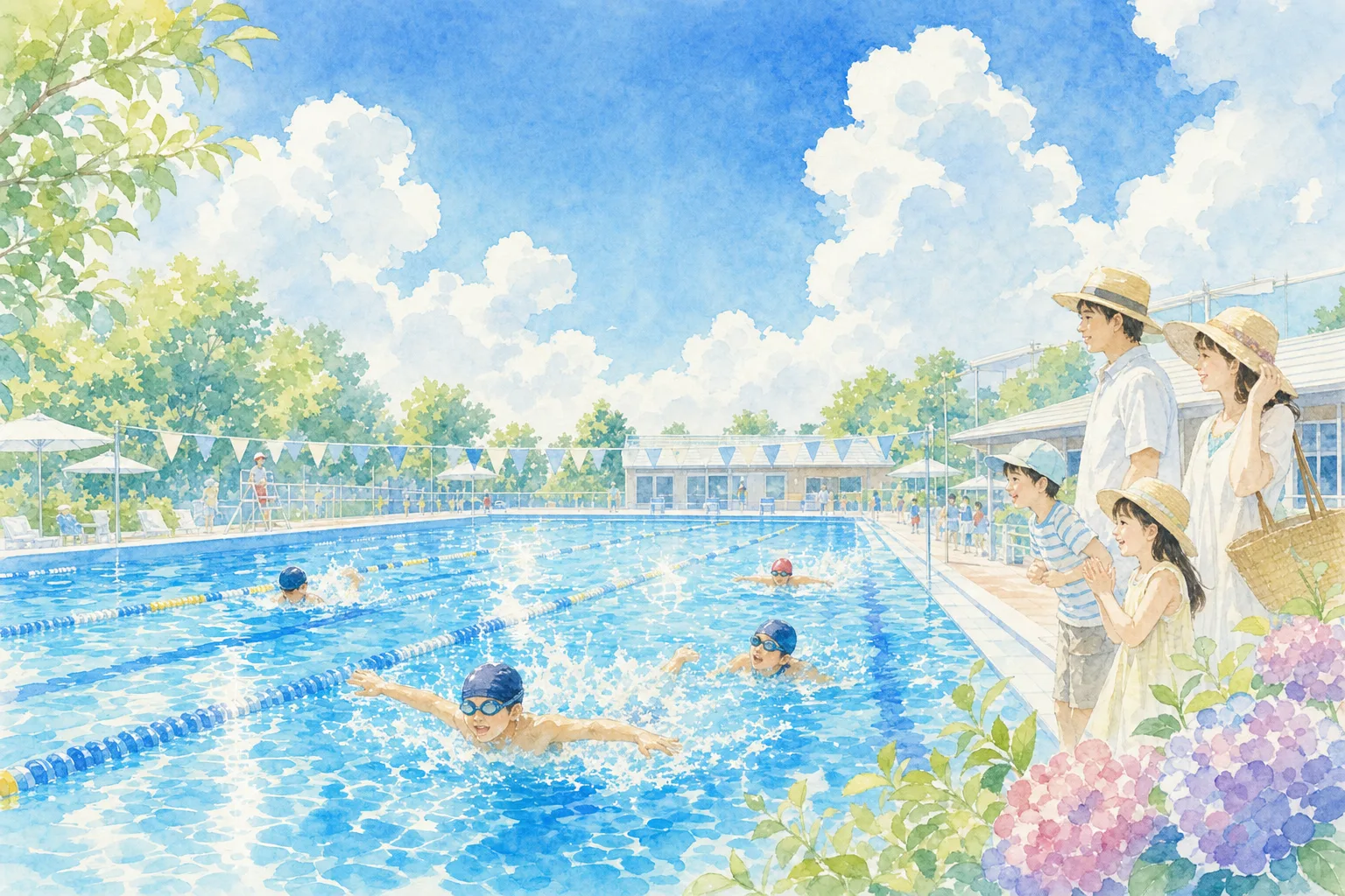 2026年 ひたちなか市営 枝川プール 1日満喫コース