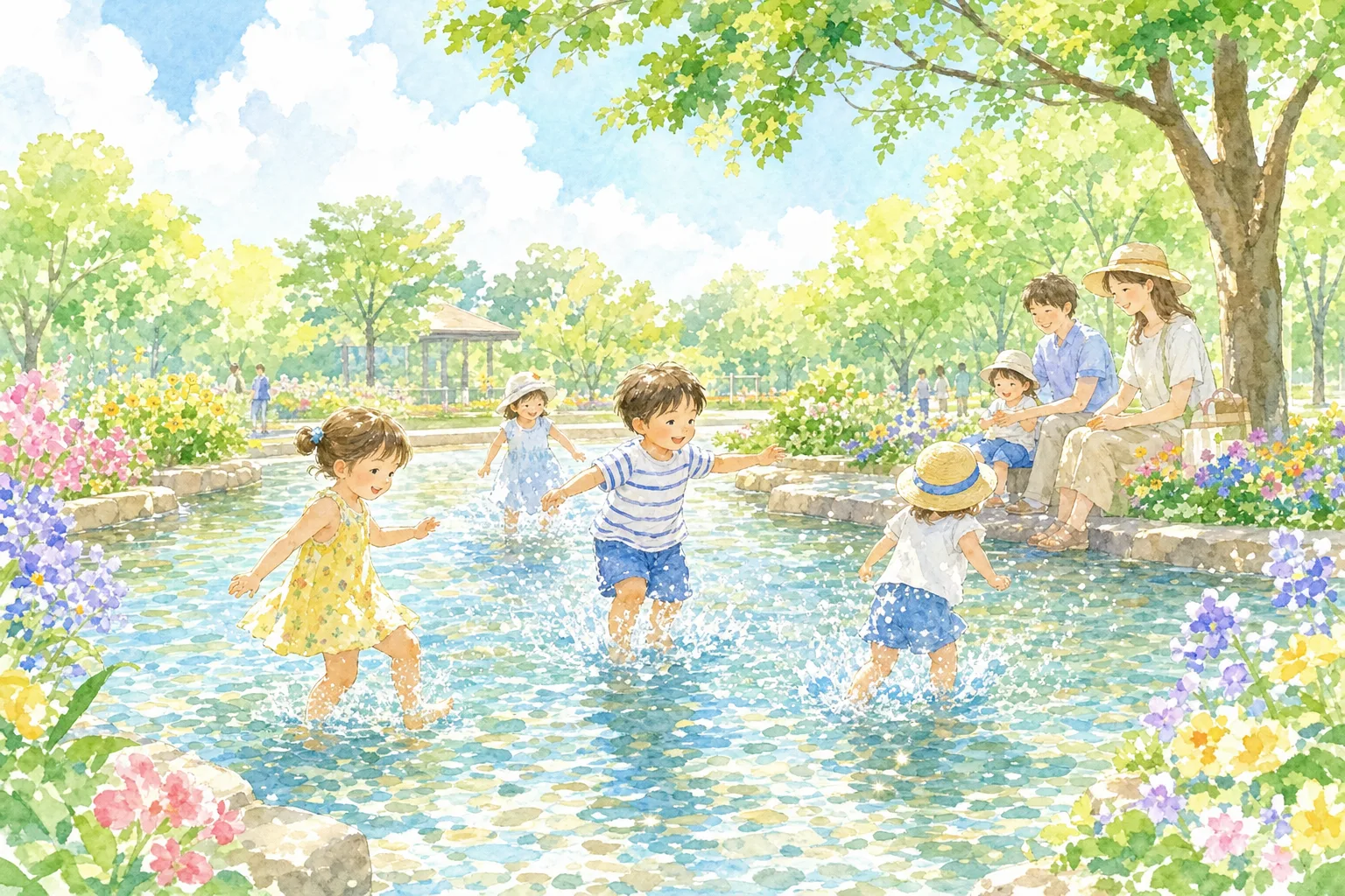 2026年 佐布里 緑と花のふれあい公園 水遊び場 1日満喫コース