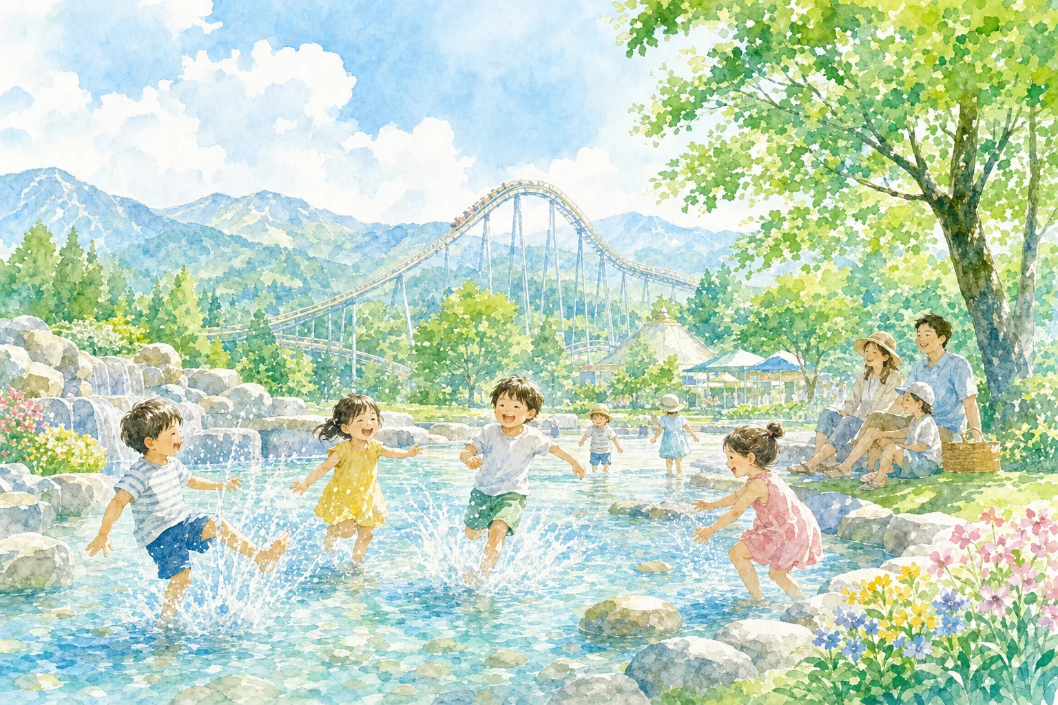 2026年 にじいろ広場 水遊び場 1日満喫コース