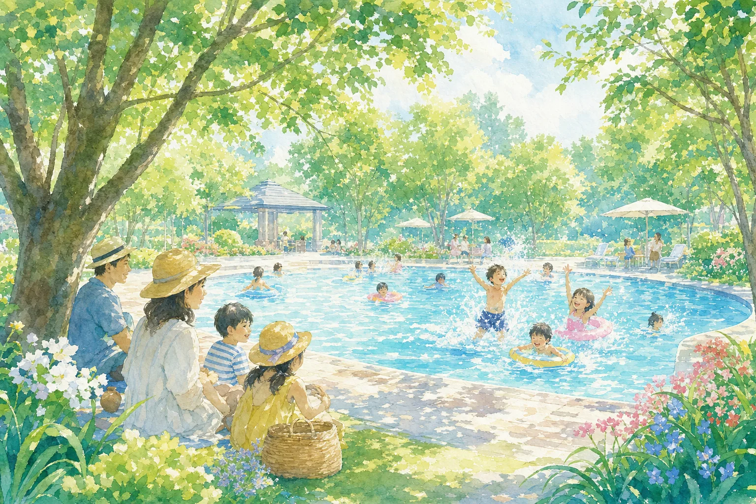 2026年 しらゆり公園プール 1日満喫コース