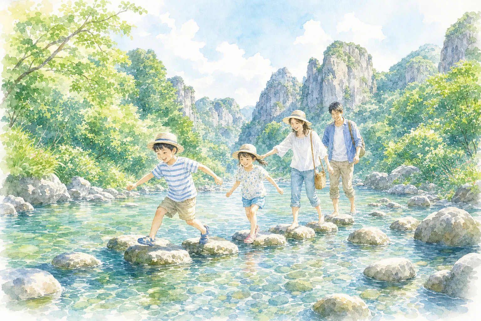 2026年 山国川源流河川プール 1日満喫コース
