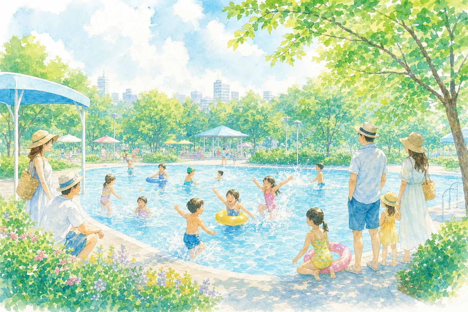 2026年 しながわ区民公園 屋外プール 1日満喫コース
