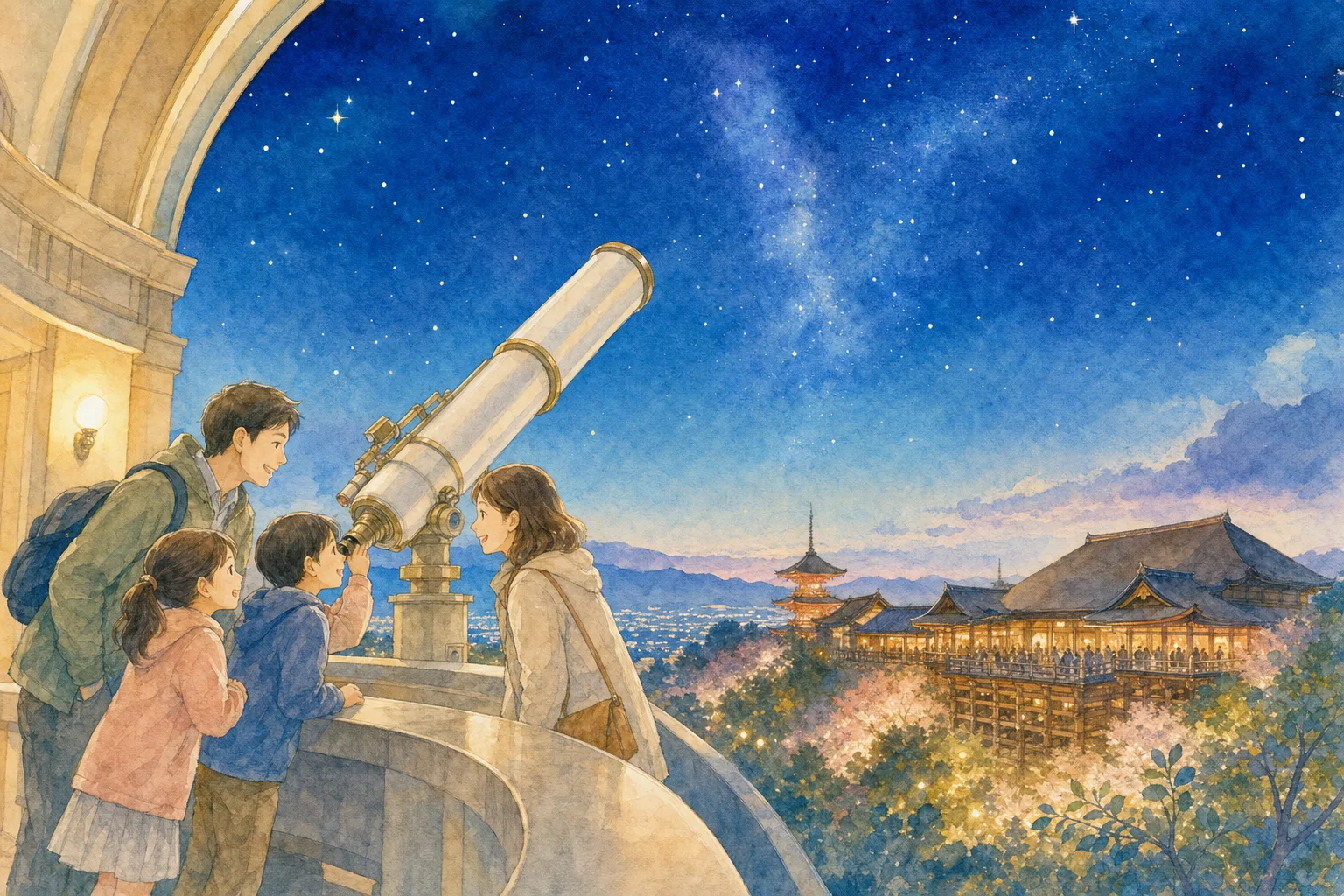 2026年 京都大学花山天文台の星空 1日満喫コース