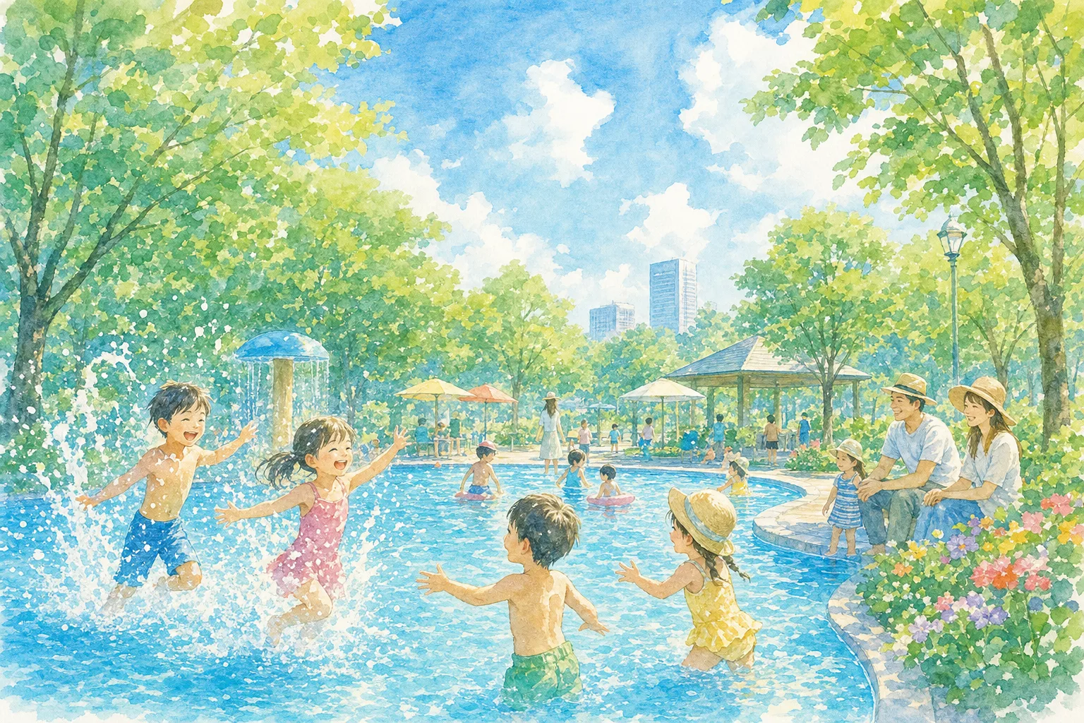 2026年 芦名橋公園プール 1日満喫コース