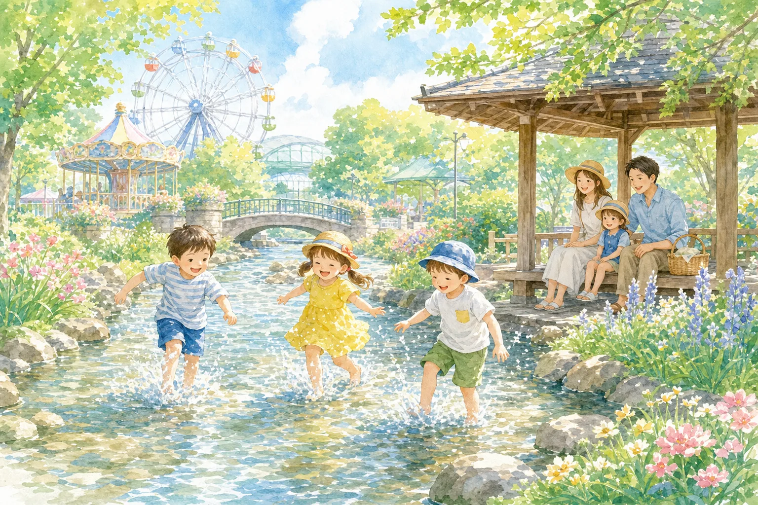 2026年 あらかわ遊園 水あそび広場 1日満喫コース