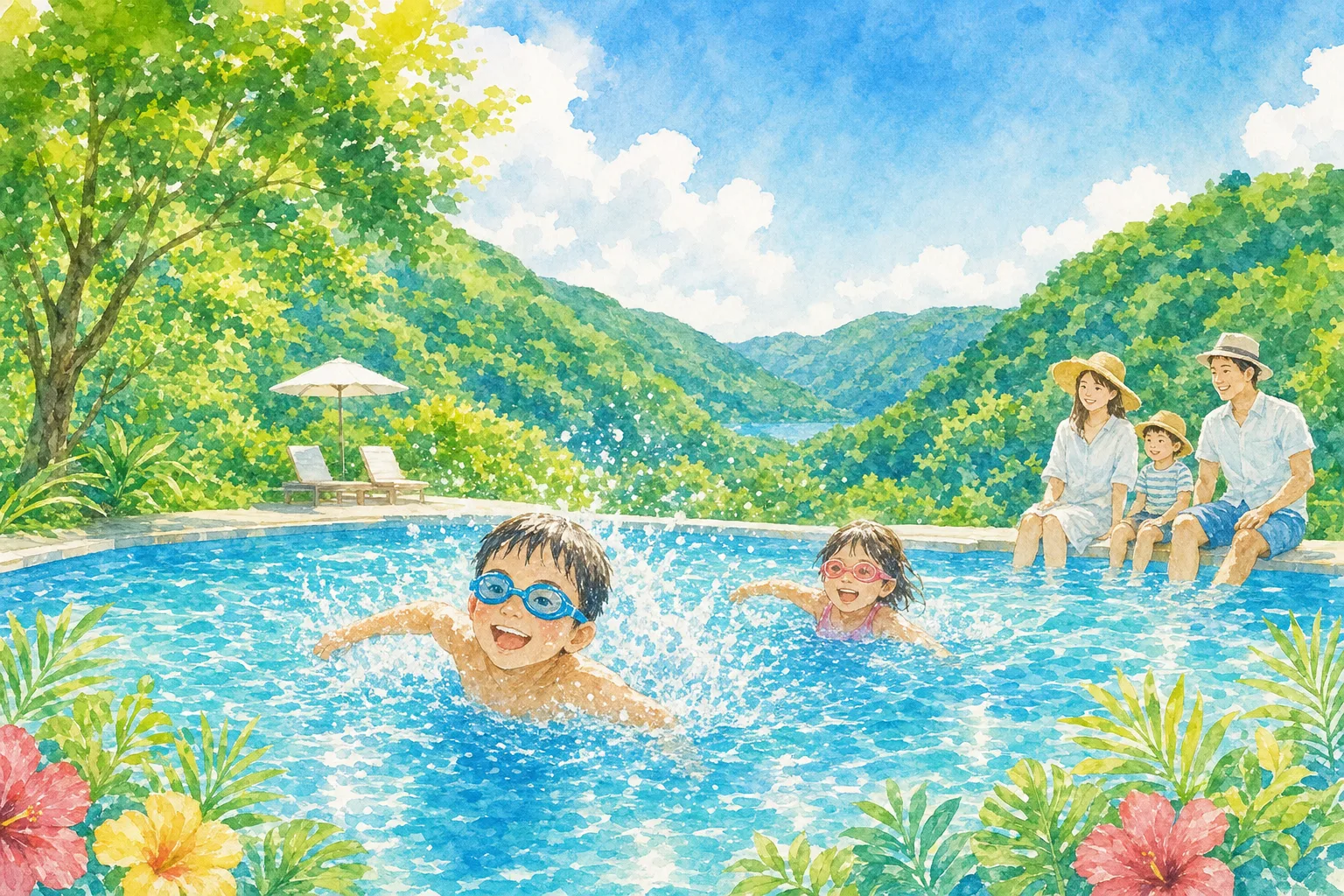2026年 対馬市上県総合運動公園プール 1日満喫コース