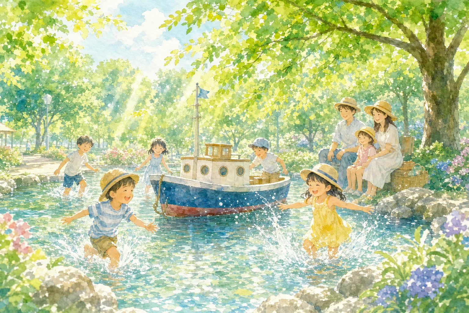 2026年 北鹿浜公園 じゃぶじゃぶ池 1日満喫コース