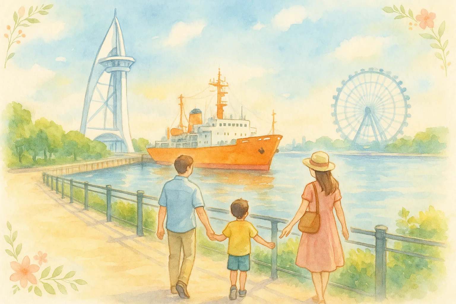 名古屋港 水族館とガーデンふ頭ぐるり