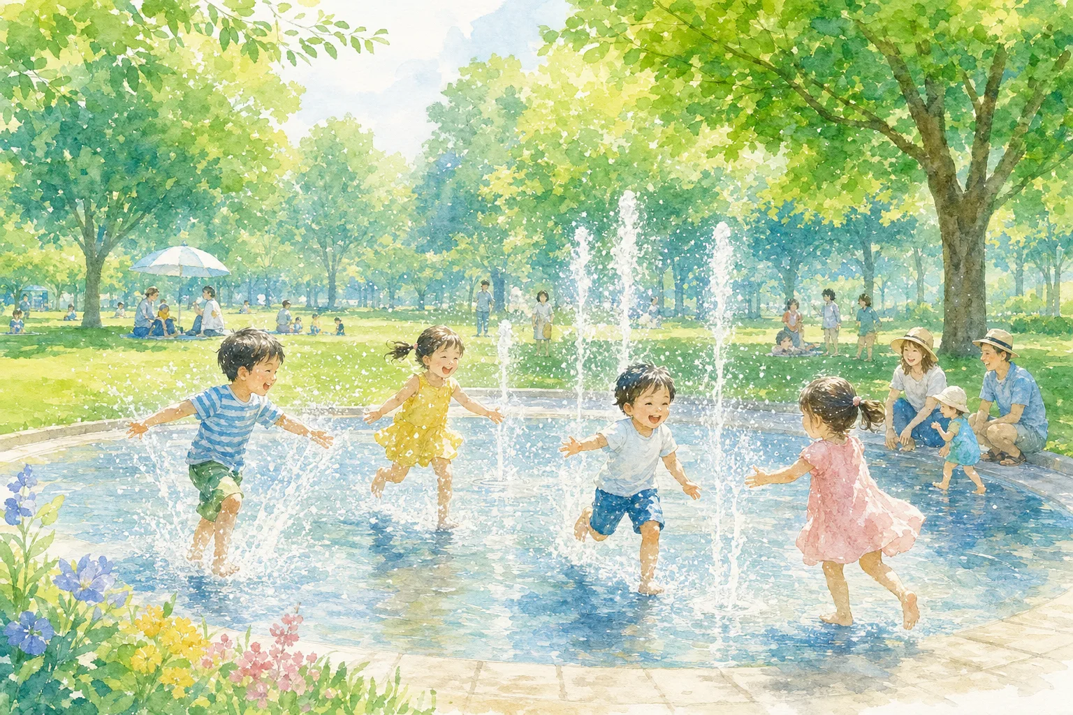 2026年 東御中央公園 くじら噴水 1日満喫コース
