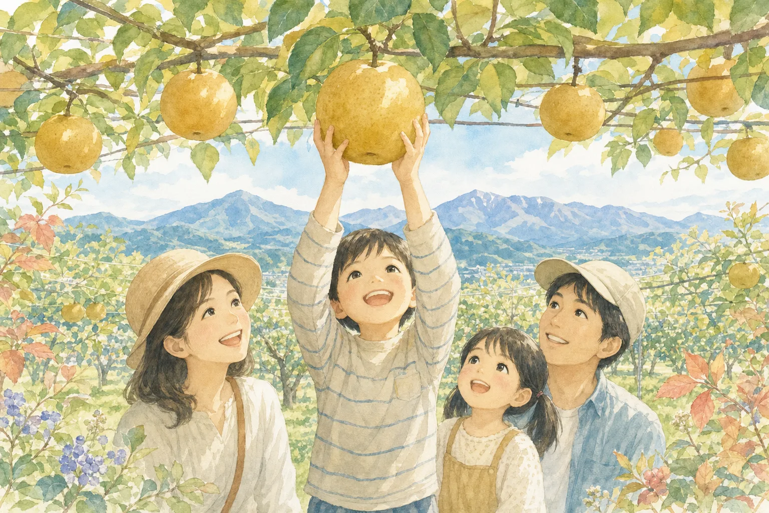 2026年 よこせ梨園(梨狩り)の味覚狩り 1日満喫コース