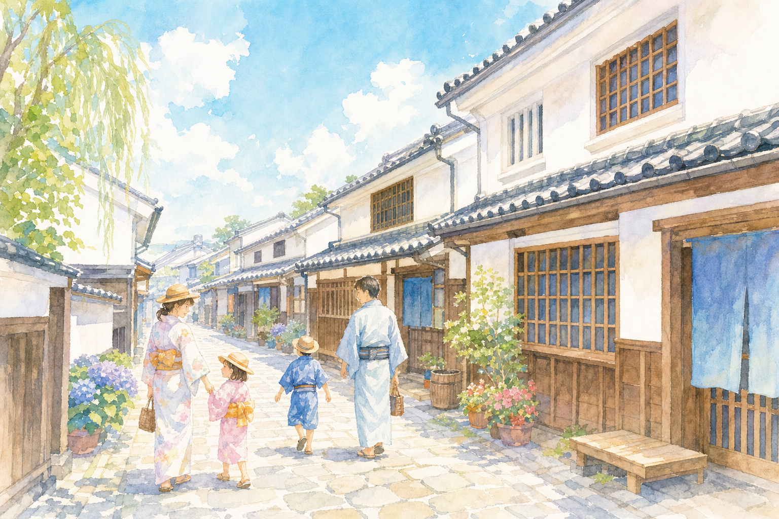 塩田津の町並み