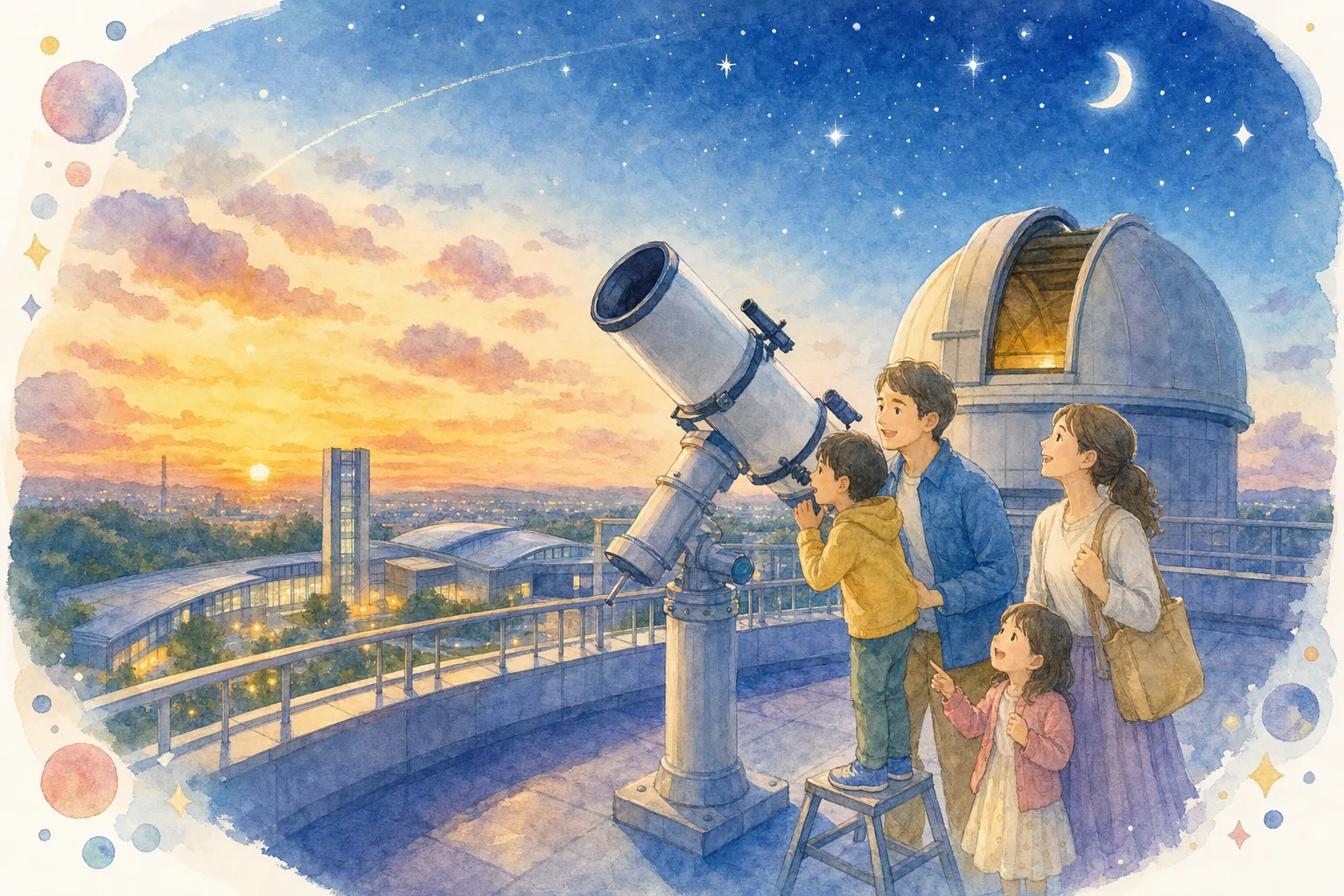 2026年 川口市立科学館(サイエンスワールド)の星空 1日満喫コース