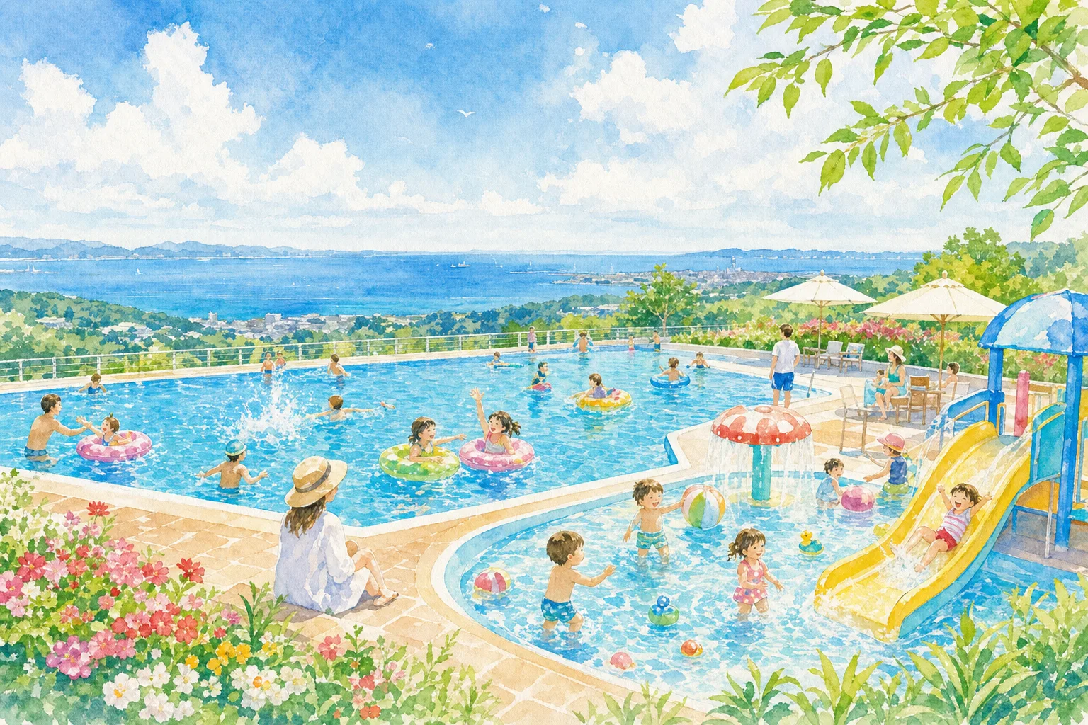 2026年 夢ヶ丘公園プール 1日満喫コース