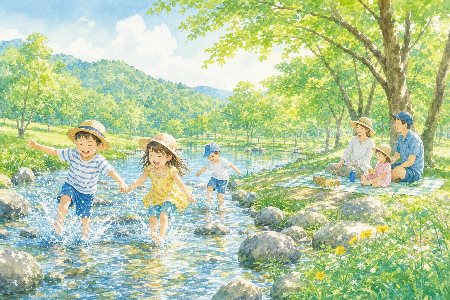 2026年 さんぶの森公園 小川・やすらぎの池 1日満喫コース