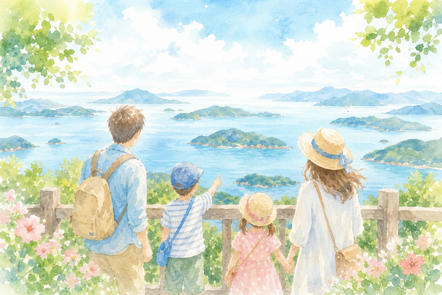 紫雲出山 山頂展望台