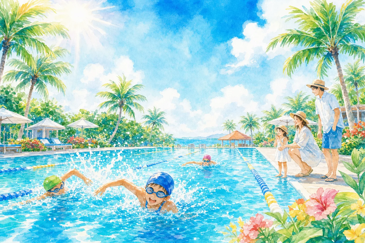 2026年 石垣市中央運動公園水泳プール 1日満喫コース