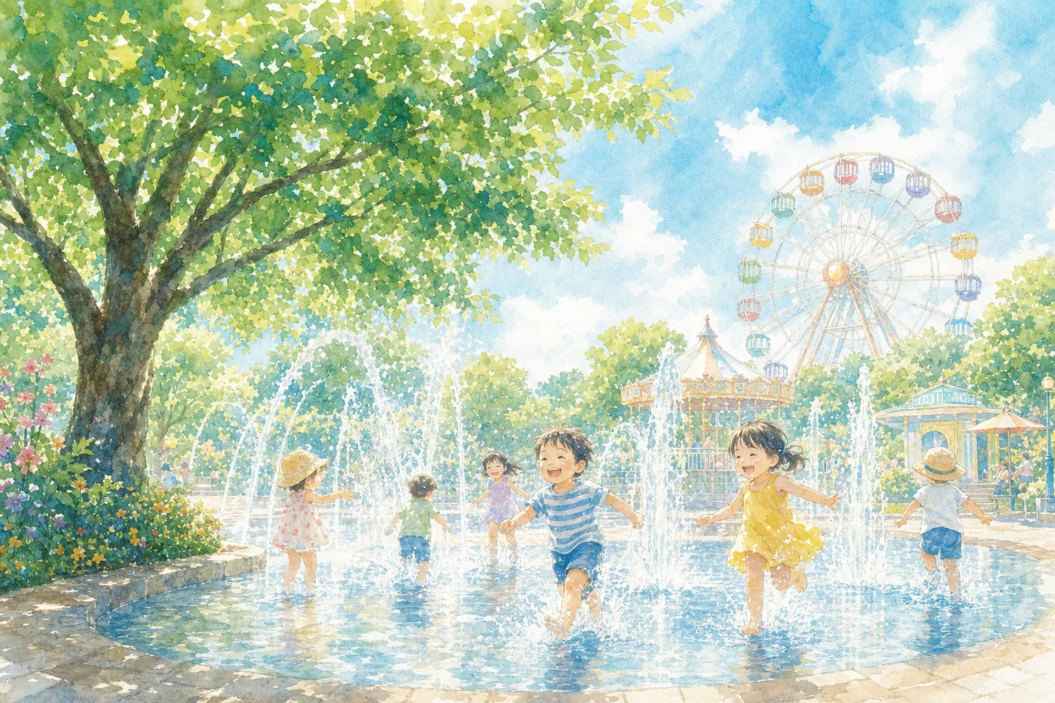 2026年 とくしまファミリーランド ウォーターガーデン 1日満喫コース