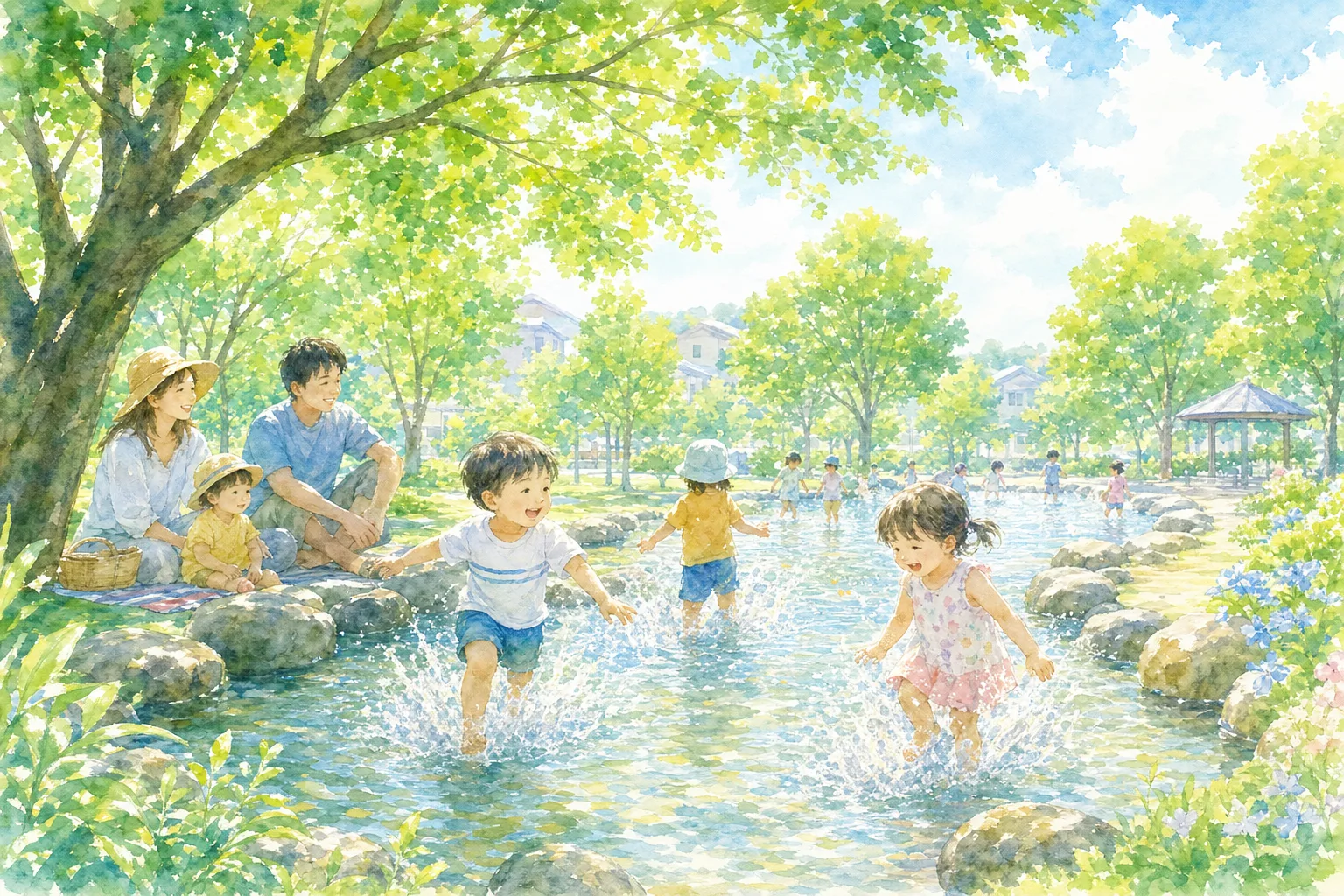2026年 大鳥公園 じゃぶじゃぶ池・流れ 1日満喫コース
