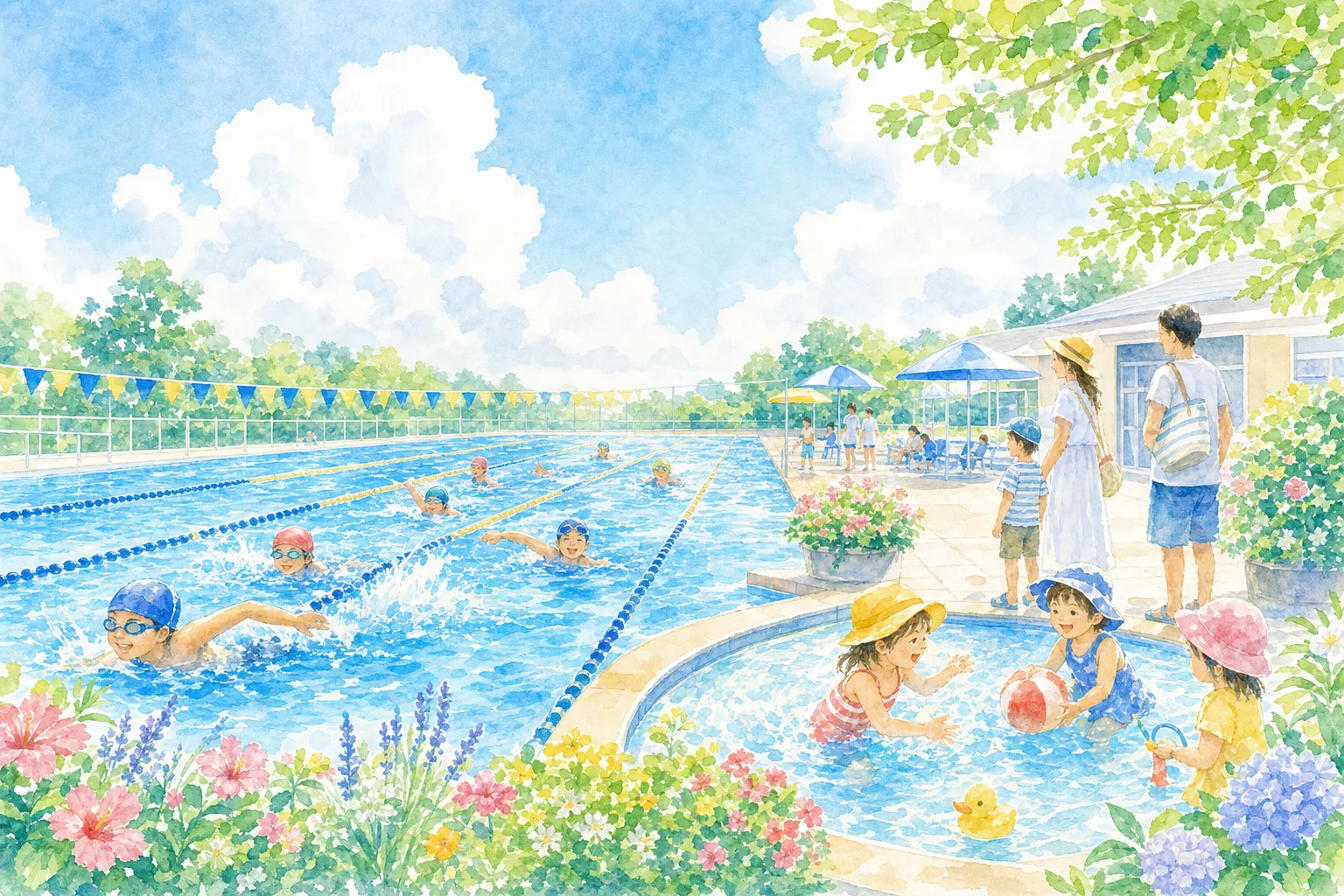 2026年 入間市運動公園プール 1日満喫コース