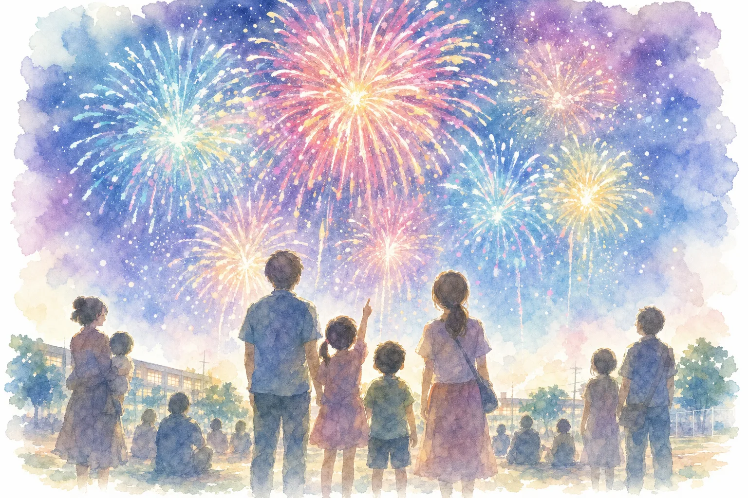 ふるさと和泉 みんなの夏祭り いずみ大花火(杉並和泉学園)