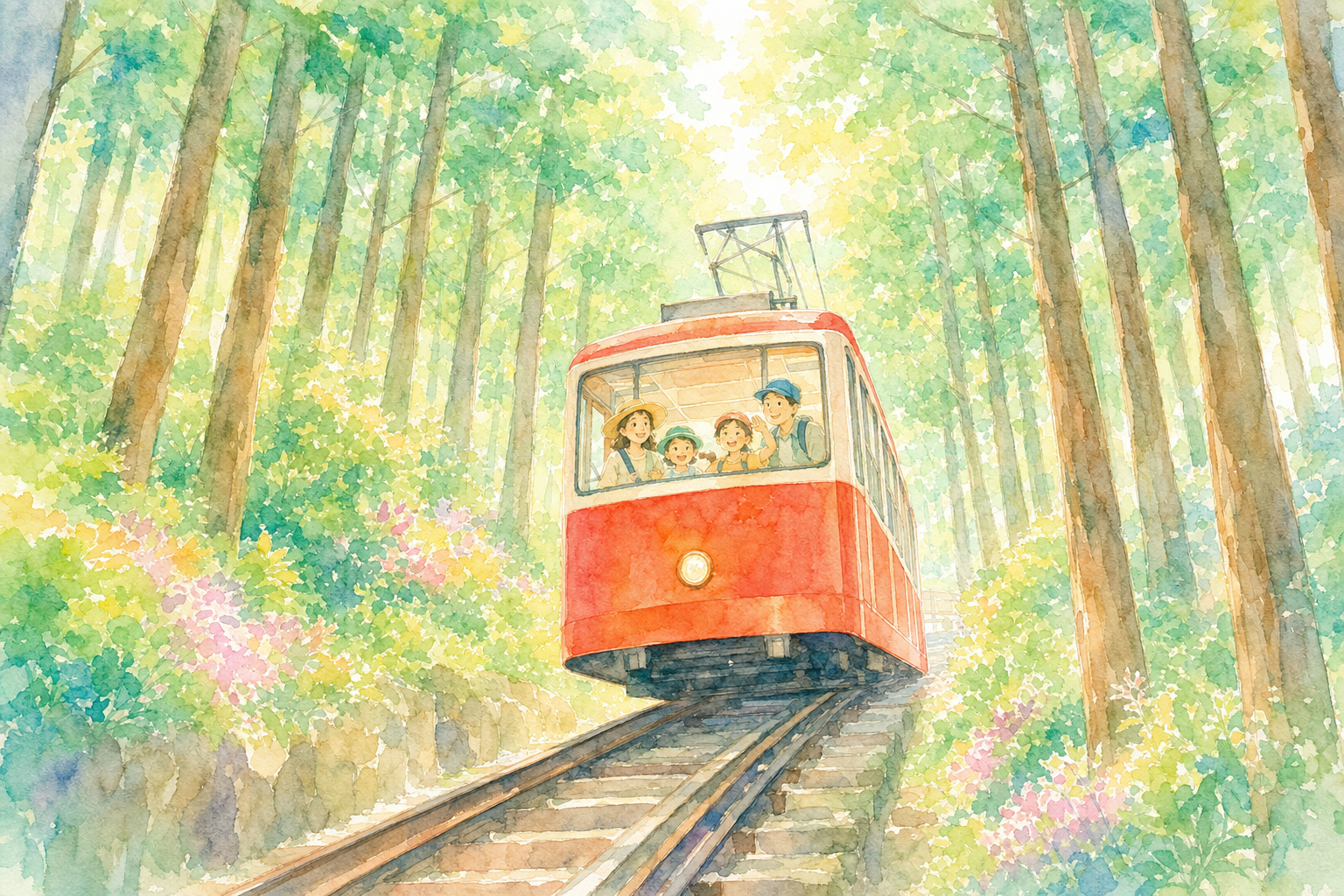 筑波山ケーブルカー 宮脇駅