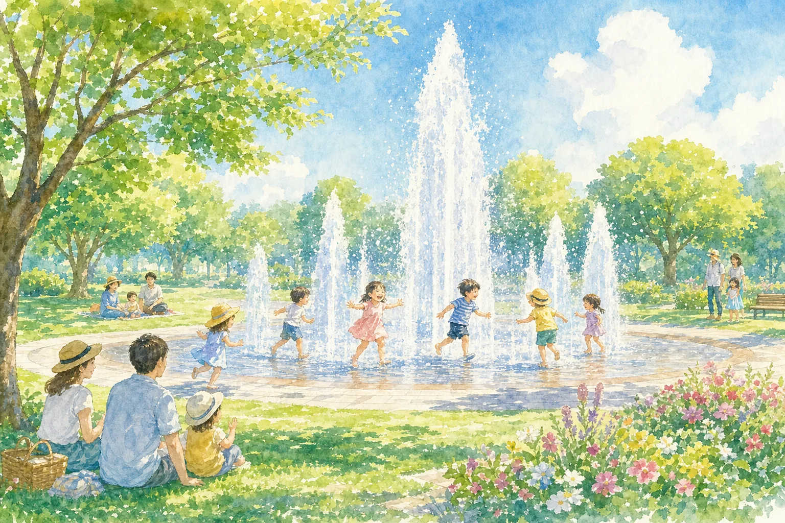2026年 車塚公園 噴水 1日満喫コース