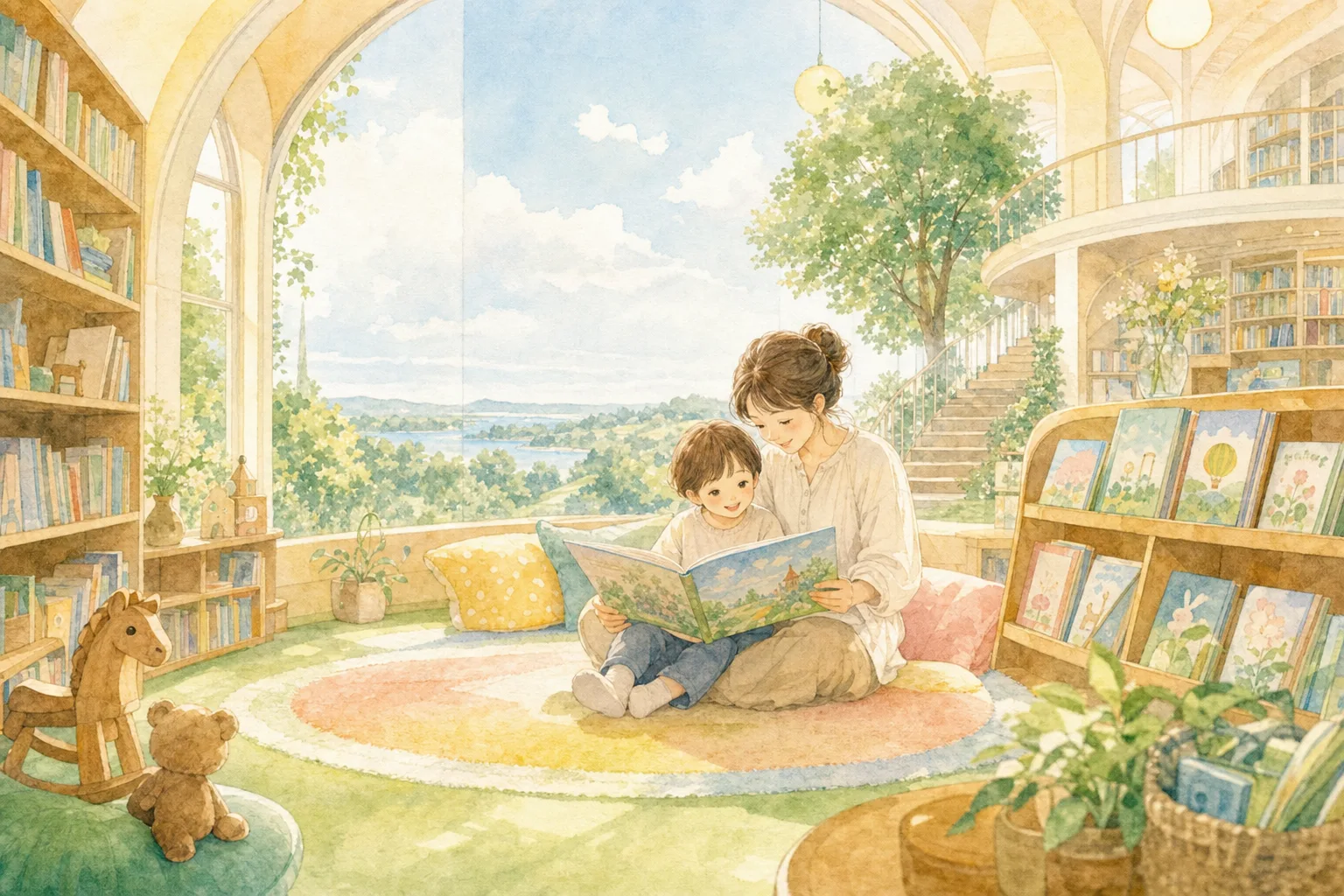 2026年 横浜市中央図書館(のげやま子ども図書館 おやこフロア)と過ごす 1日満喫コース