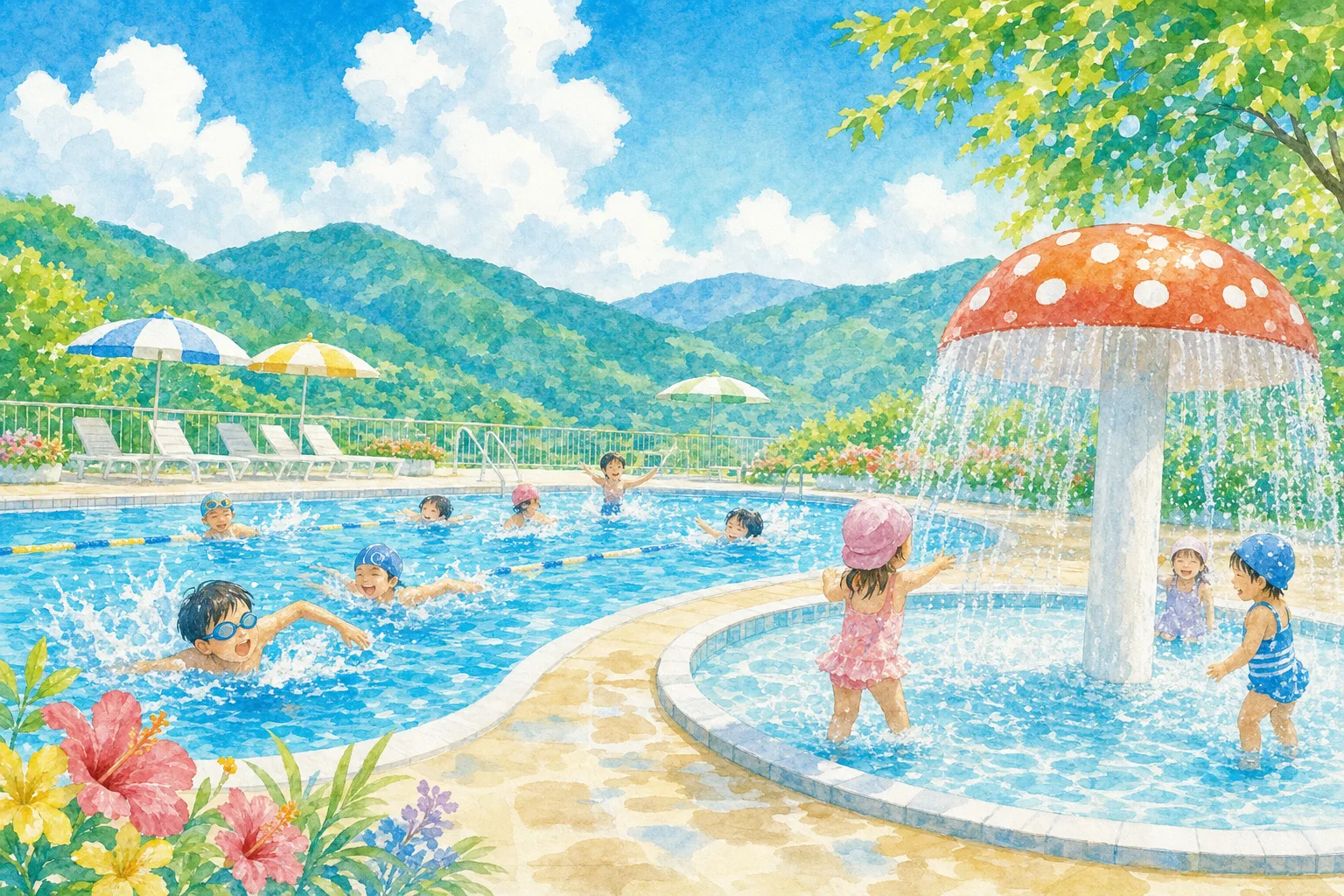 2026年 紀の川市民公園プール 1日満喫コース