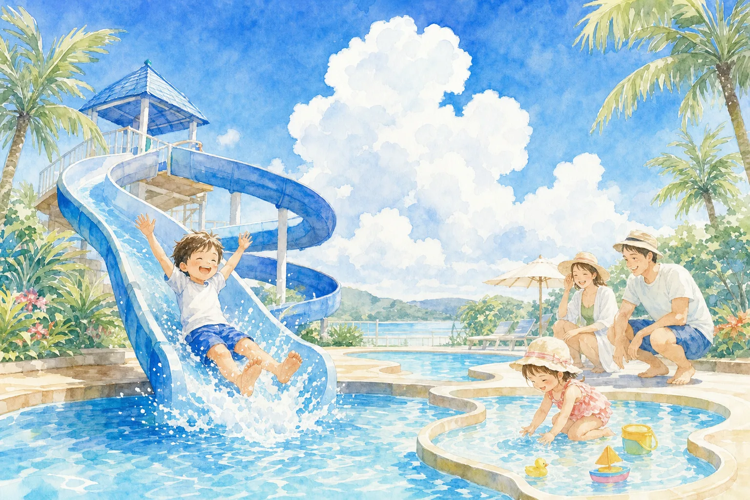 2026年 尾島親子ふれあいプール 1日満喫コース