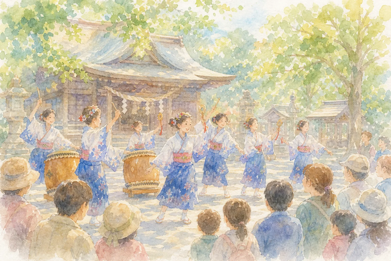 滝宮の念仏踊り 滝宮神社・滝宮天満宮会場