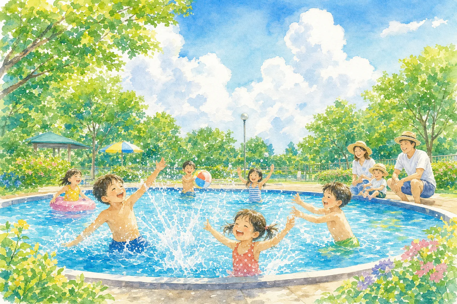 2026年 千草台公園プール 1日満喫コース