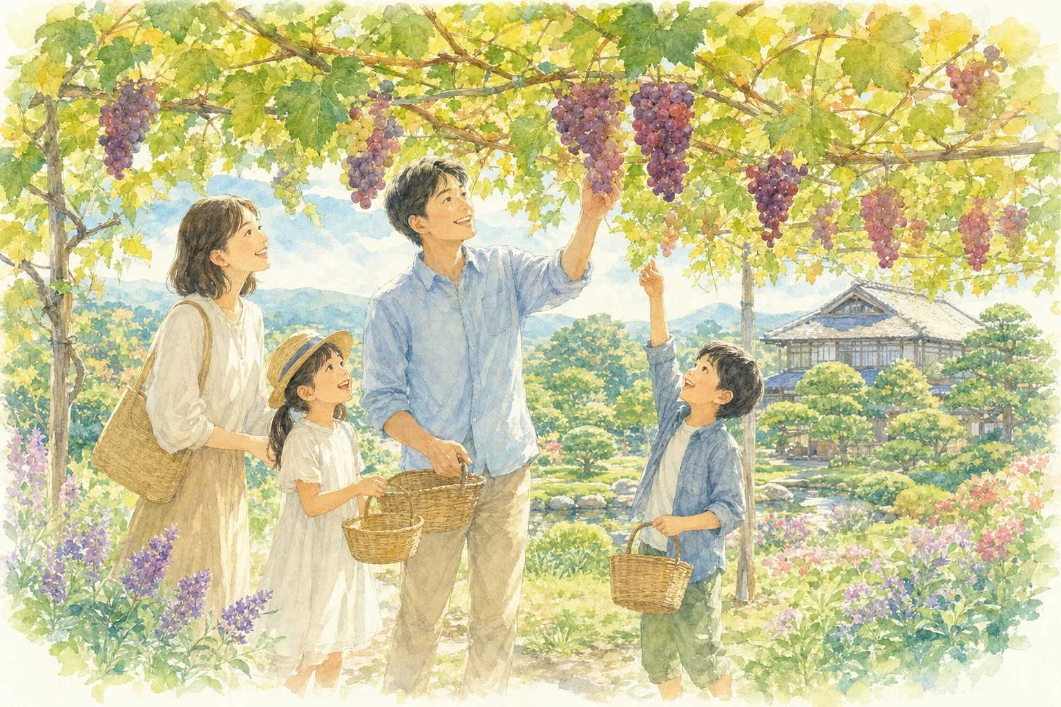 2026年 伊藤ぶどう園の味覚狩り 1日満喫コース