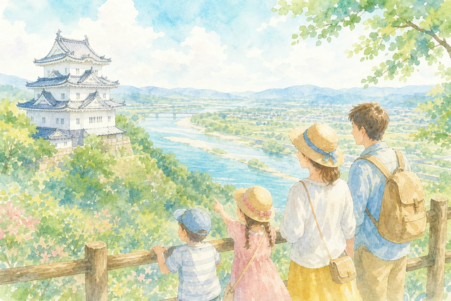 川島城跡