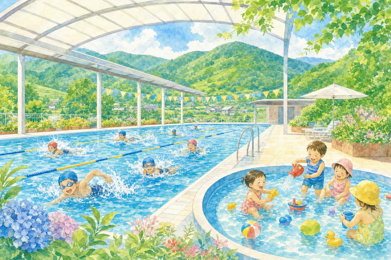 2026年 矢掛町B&G海洋センタープール 1日満喫コース