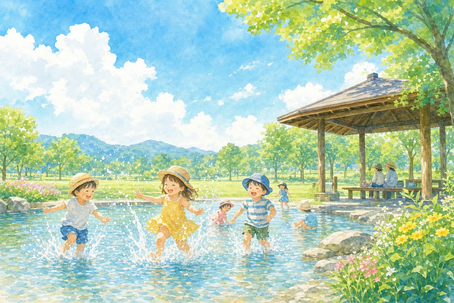 2026年 ウッド平島公園 じゃぶじゃぶ池 1日満喫コース