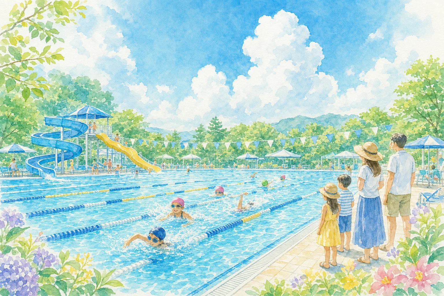 2026年 新発田市民プール 1日満喫コース