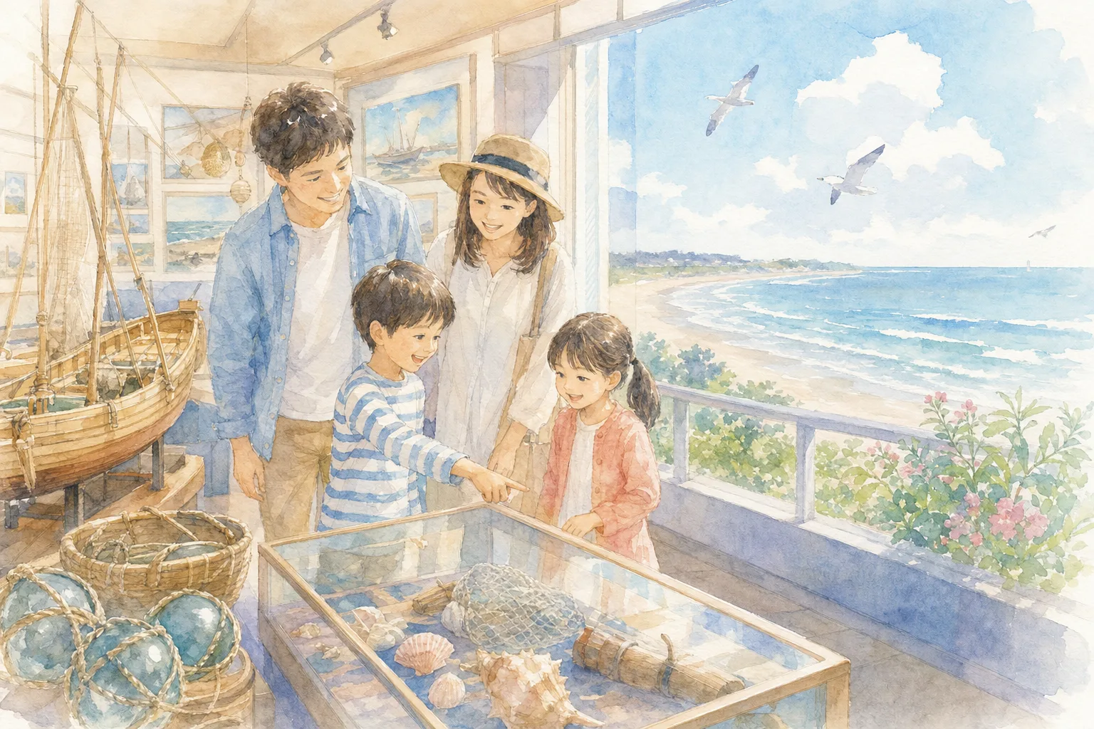 いわし資料館（いわしの交流センター展示室) 海の駅九十九里