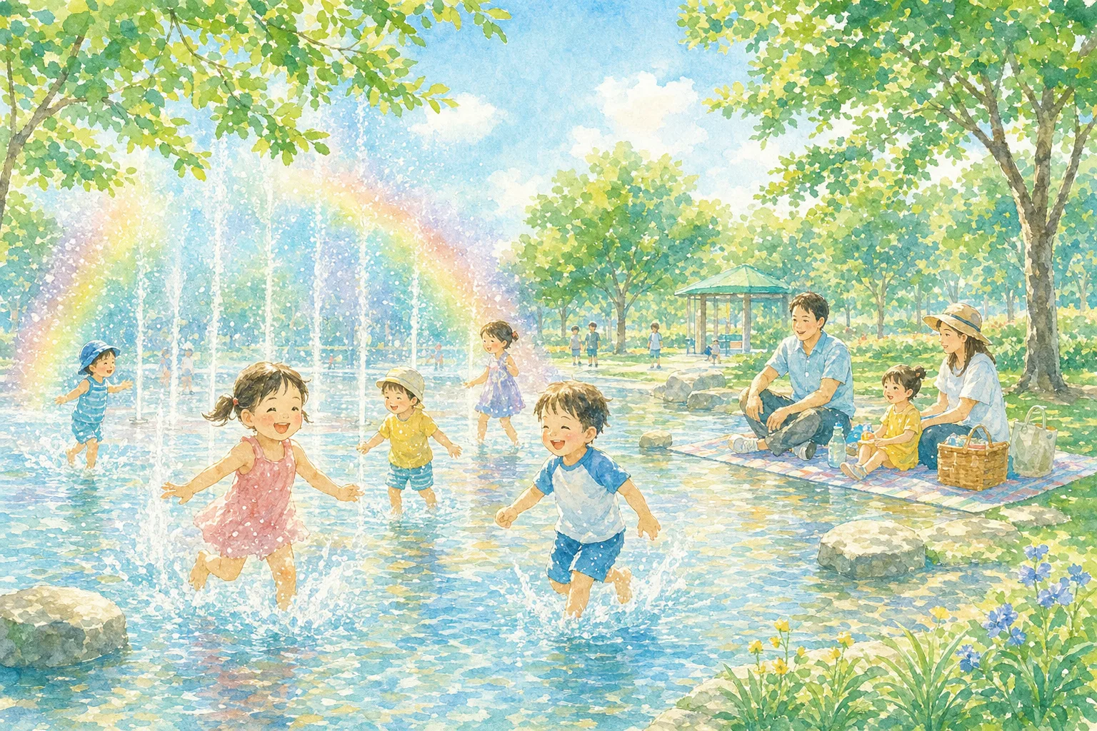 2026年 河川環境楽園 オアシスパーク 水遊び広場 1日満喫コース