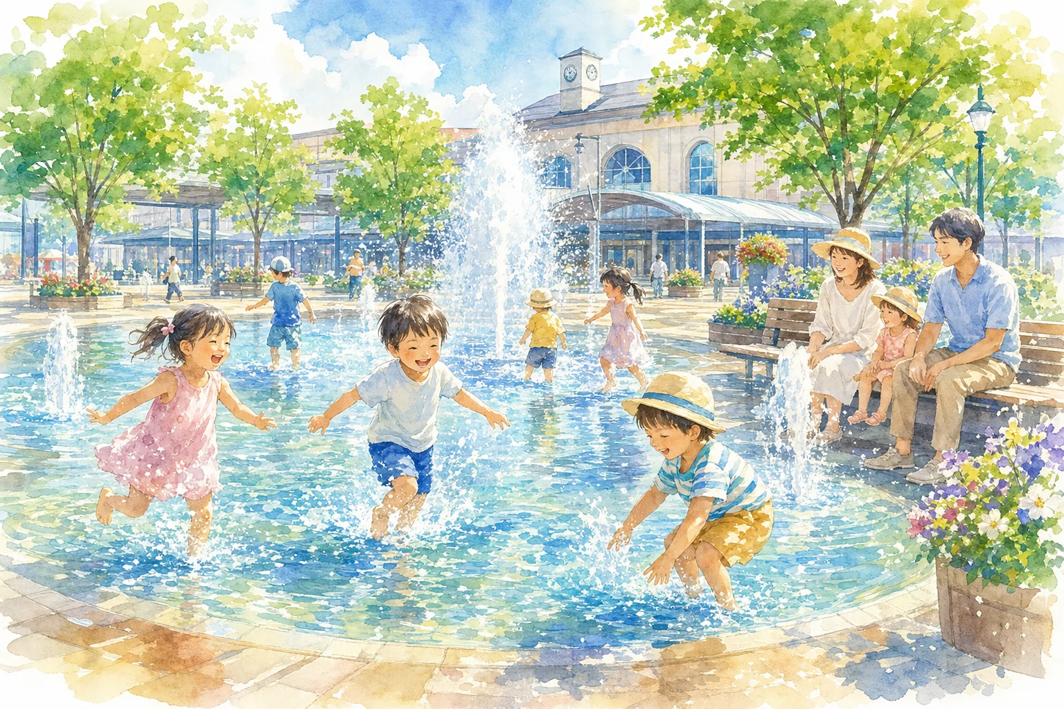 2026年 水都の泉 じゃぶじゃぶ池 1日満喫コース
