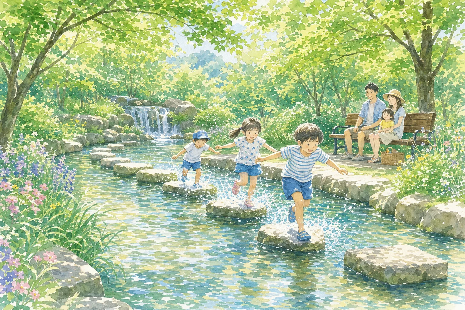 2026年 ながやまアイパーク 水にふれる広場 せせらぎ水路 1日満喫コース