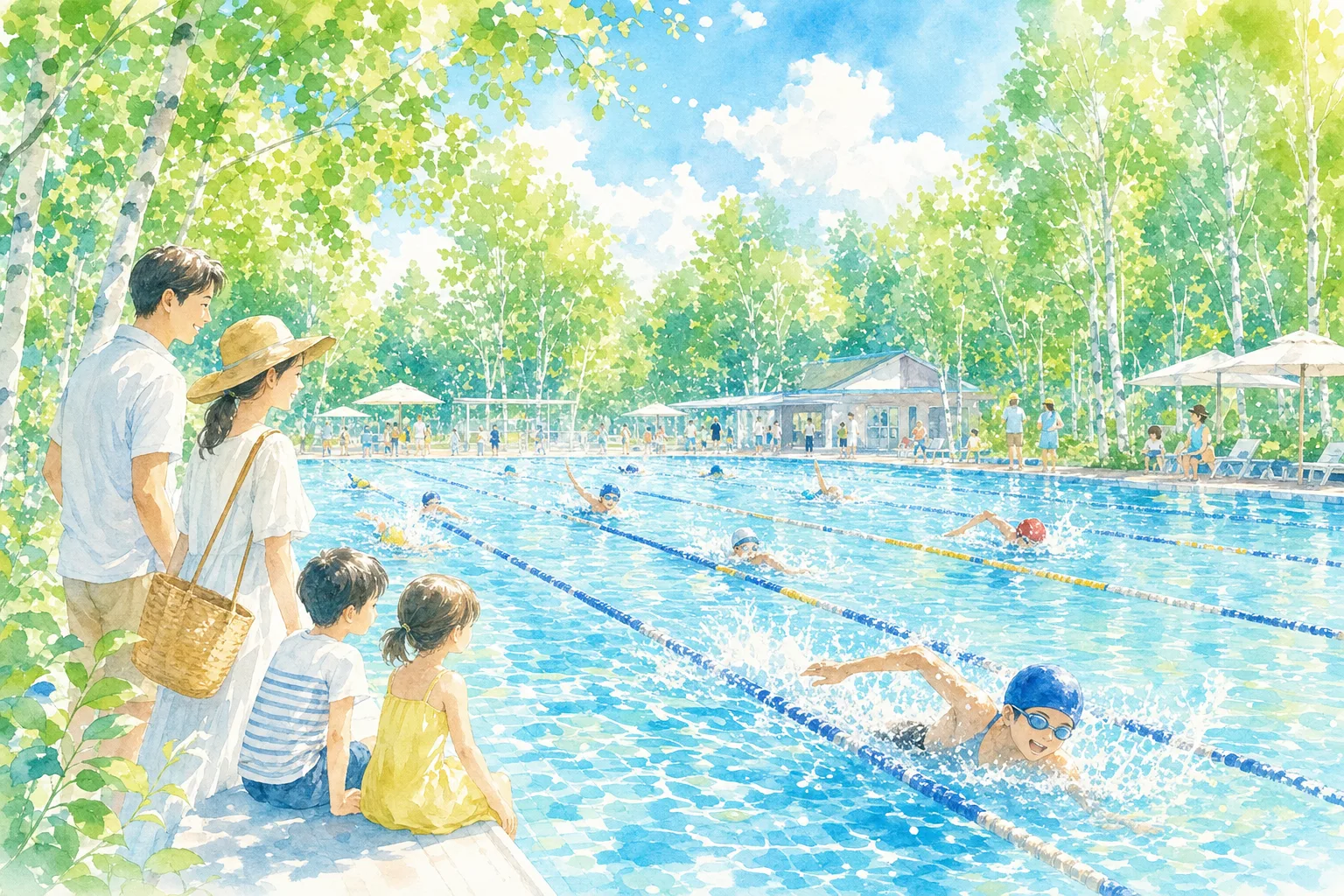 2026年 青葉水泳プール 1日満喫コース