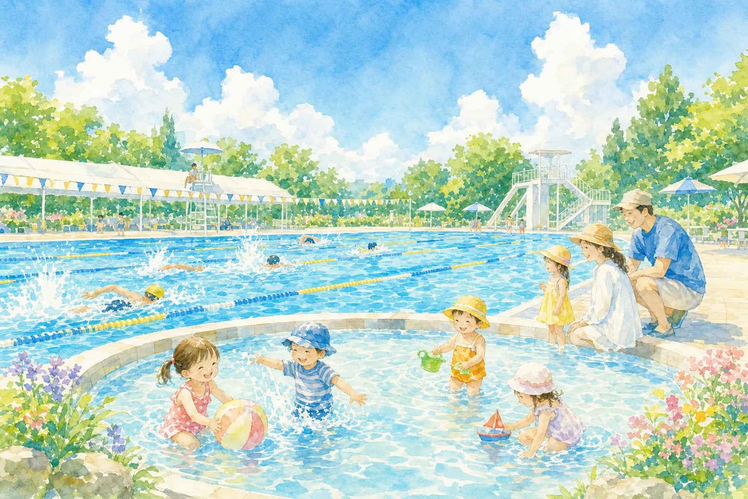 2026年 喜多方市民プール 1日満喫コース
