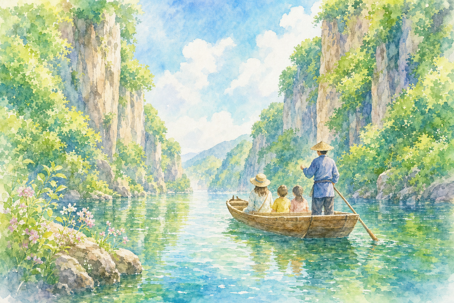 猊鼻渓